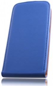 Кожен калъф FLIP FLEXI за Sony Xperia E4G/ E4G Dual син 